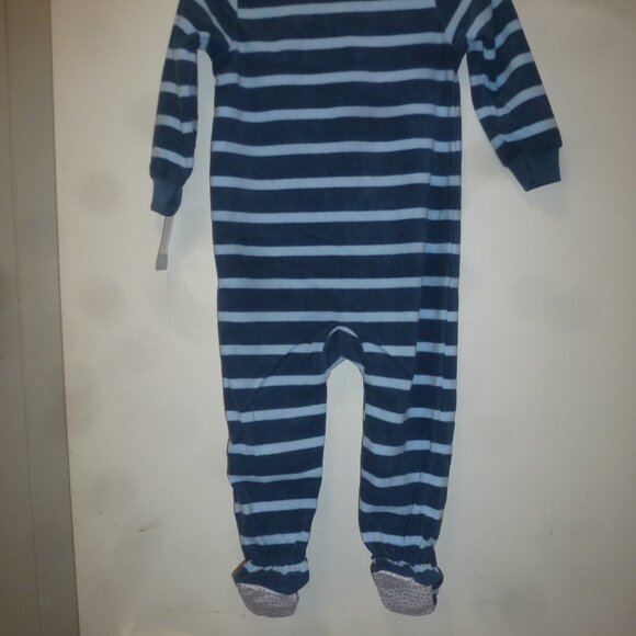 Cute - NWT Carters Toddler 1-Piece Fleece Footie PJs 2T Moose application - Picture 2 of 7